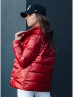 Dámska prešívaná prechodná bunda DELSY červená FashionStreet TY4417