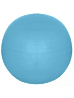 GYMNASTICKÁ LOPTA PRE FITNESS 65CM PROTI PRASKNUTIU MODRÁ