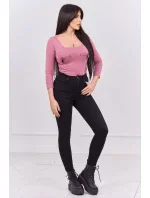 model 18746060 body s potiskem pistole tmavě růžové - K-Fashion