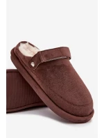 Kapcie Damskie Z Paskiem Ocieplane Futerkiem Czekoladowe Rilena Kapcie Damskie Z Paskiem Ocieplane Futerkiem Czekoladowe Rilena