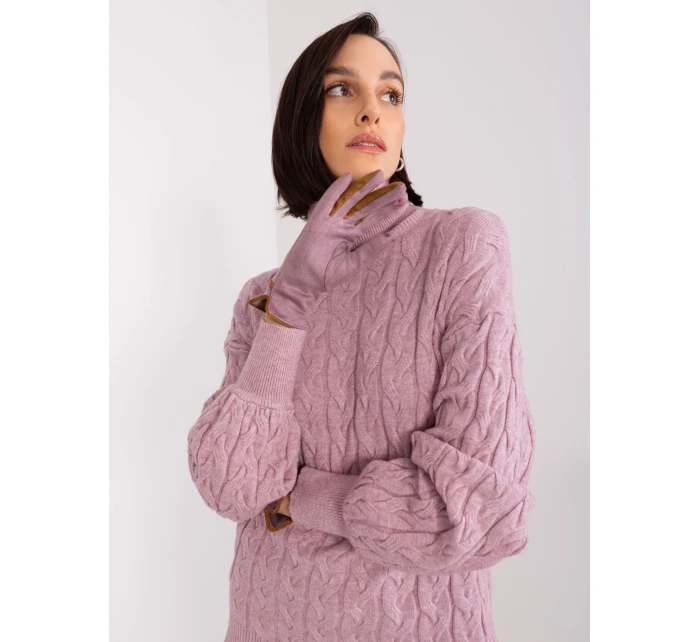 Rukavice AT RK 238601.31P tmavo fialová