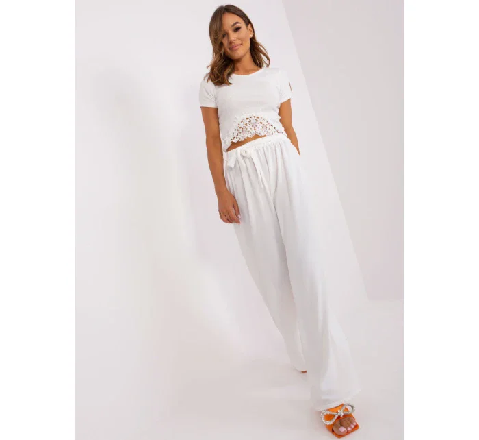 Spodnie TW SP BI model 18725252 ecru - FPrice