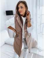 Dámská prošívaná vesta růžová Dstreet model 21966359 - FashionStreet