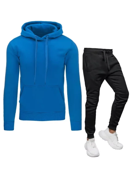 FashionStreet pánska modro-čierna tepláková súprava AX0645z