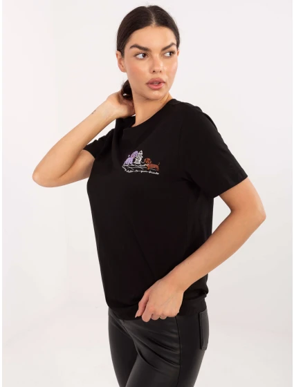 T shirt model 21821406 czarny - FPrice