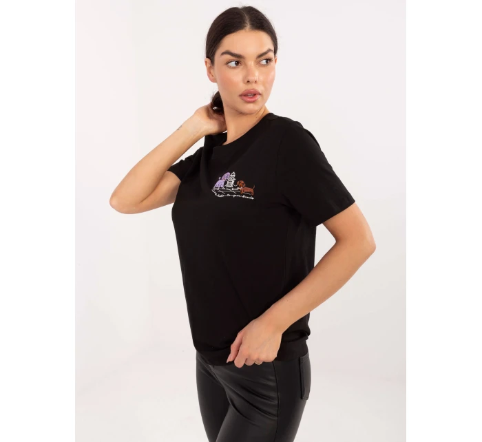 T shirt model 21821406 czarny - FPrice