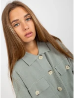 Dámsky sveter D90039W90818A3 svetlo zelený