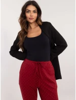 DHJ SP A7690.01P bordové nohavice