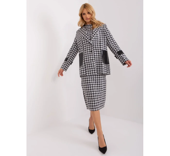 Bunda LK MA 509511.99 biela a čierna