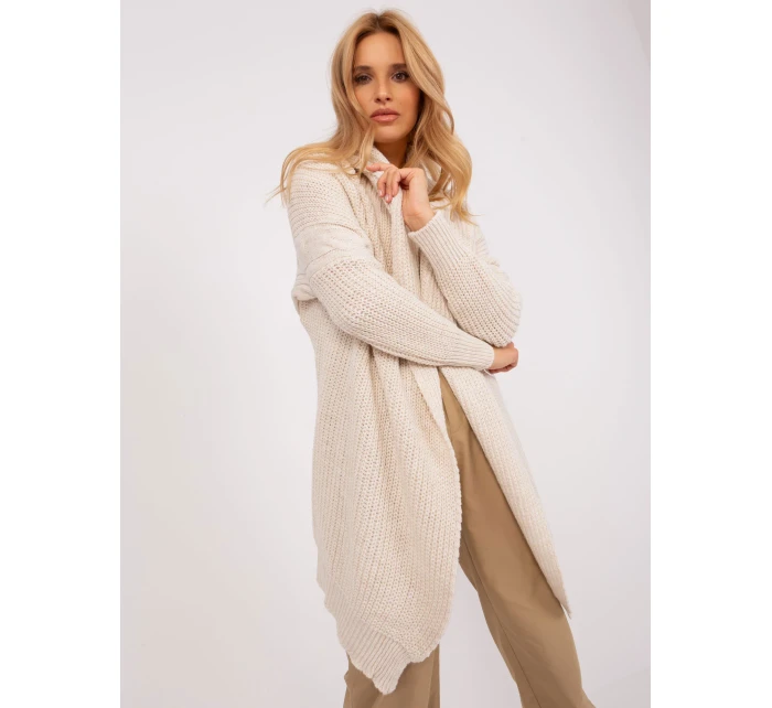 Kardigan TW SW BI model 18955437 jasny beżowy - FPrice Kardigan TW SW BI model 18955437 jasny beżowy - FPrice