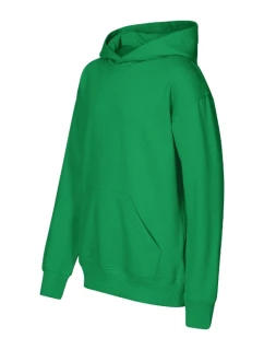 Chill detská mikina stredne zelená