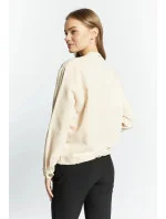 Dámská elegantní mikina s knoflíky model 18991010 Béžová - Monnari