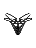 Dámske zvodné tangá Keira Lisa black - Obsessive