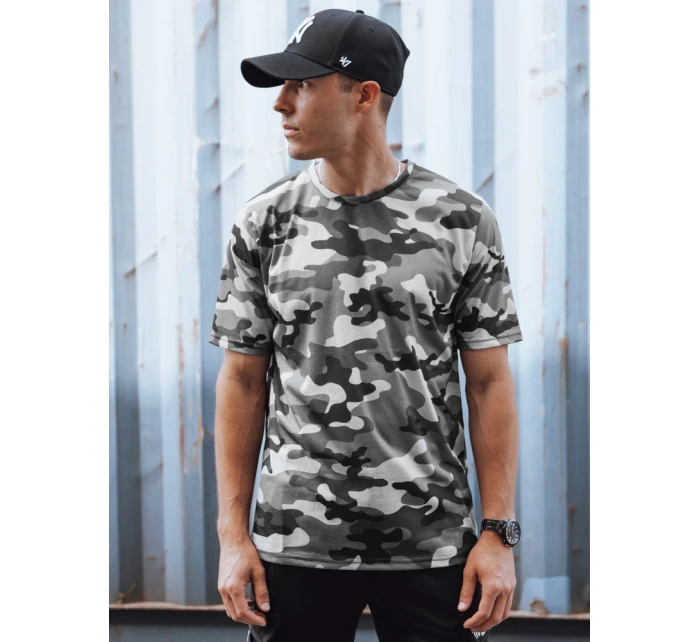 Pánské maskáčové antracitové tričko Dstreet model 21978123 - FashionStreet