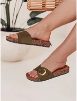 Dámské korkové žabky green Dstreet model 21989034 - FashionStreet