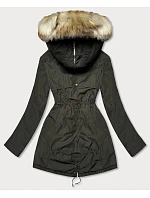 CIEPŁA DAMSKA PARKA ZIMOWA KHAKI model 21241757 - MHM CIEPŁA DAMSKA PARKA ZIMOWA KHAKI model 21241757 - MHM