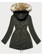 CIEPŁA DAMSKA PARKA ZIMOWA KHAKI model 21241757 - MHM CIEPŁA DAMSKA PARKA ZIMOWA KHAKI model 21241757 - MHM