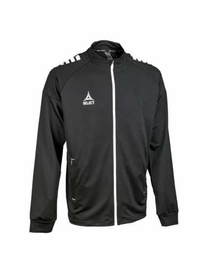 SELECT Španielsko v25 pruhovaná futbalová tréningová mikina čierna