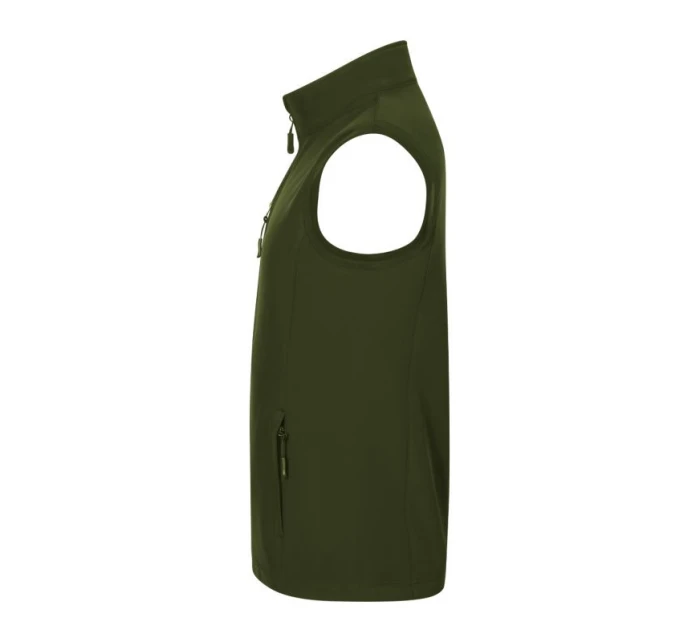 Pánska softshellová vesta Trail (vojenská)