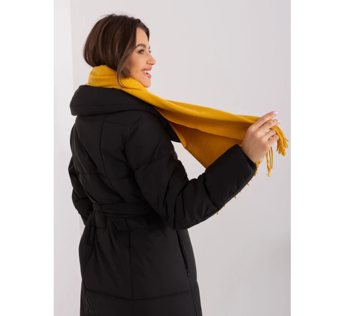 Szalik AT SZ model 18970060 ciemny żółty - FPrice Szalik AT SZ model 18970060 ciemny żółty - FPrice