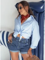 Dámske džínsové šortky DENIM DREAMS modré SY0355