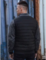 Pánska prechodná prešívaná bunda čierna FashionStreet TX4855