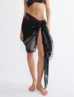 Plážové pareo MyWear - BLACK COMBINATION - TRIUMPH BLACK COMBINATION - TRIUMPH