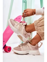 Dámské Tenisky Sportovní Boty Béžove model 21588026 - Boto