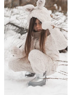 Dziecięce Śniegowce Big Star KK374218 Szaro-Srebrne