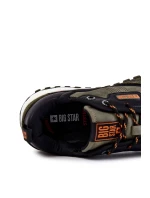 Pánská klasická sportovní obuv Memory Foam Big Star model 21601693 Zelená - Big Star Shoes