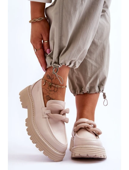 Kožené boty Big Star Béžová model 21618136 - Big Star Shoes