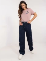 Spodnie jeans model 20614042 granatowy - FPrice