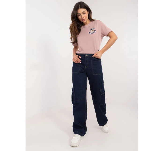 Spodnie jeans model 20614042 granatowy - FPrice