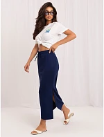 Spódnica LK SD model 22278227 granatowy - FPrice Spódnica LK SD model 22278227 granatowy - FPrice