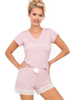 Pyžamo Simply 1/2 Powder Pink - Donna