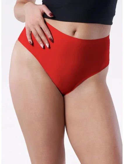 Dámské kalhotky Simple String Maxi červené - Julimex Dámské kalhotky Simple String Maxi červené - Julimex