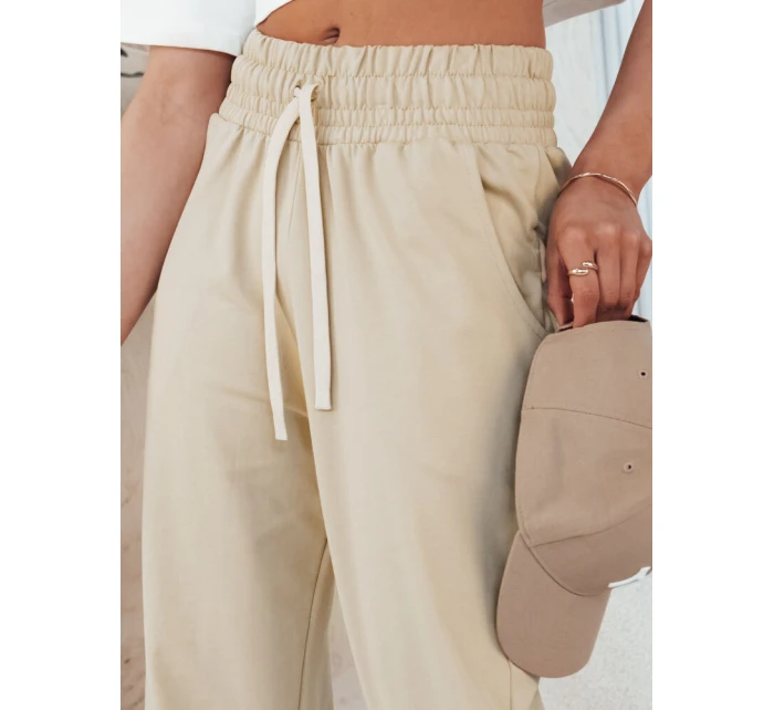 Dámské kalhoty beige Dstreet model 21977013 - FashionStreet