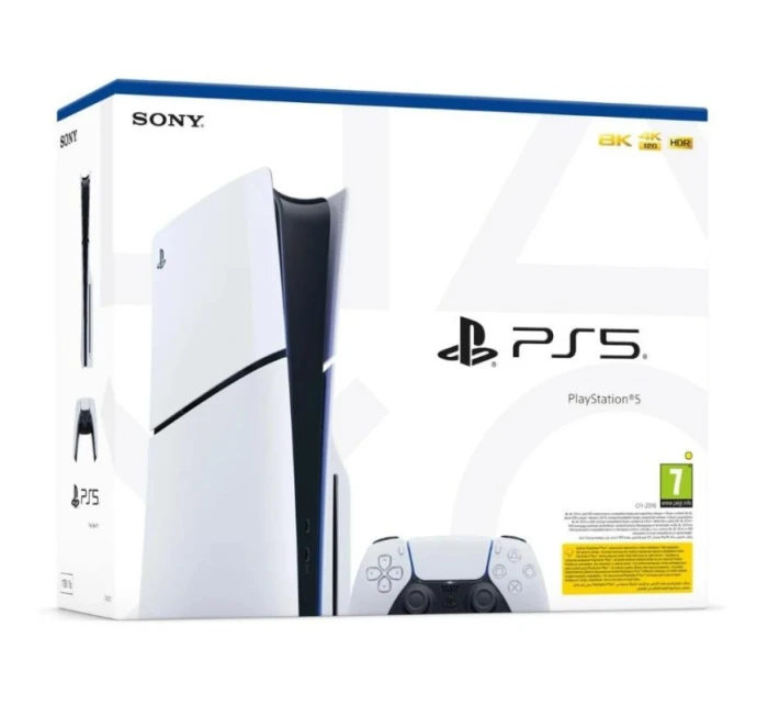 Sony PlayStation 5 Slim Blu-Ray 1TB biela Sony PlayStation 5 Slim Blu-Ray 1TB biela