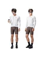 model 22114135 Cyklistický dres s dlouhým rukávem Diamond velikost XS bílý - Rockbros