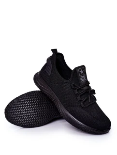 Męskie Sportowe Buty Slip-On Czarne Ryan