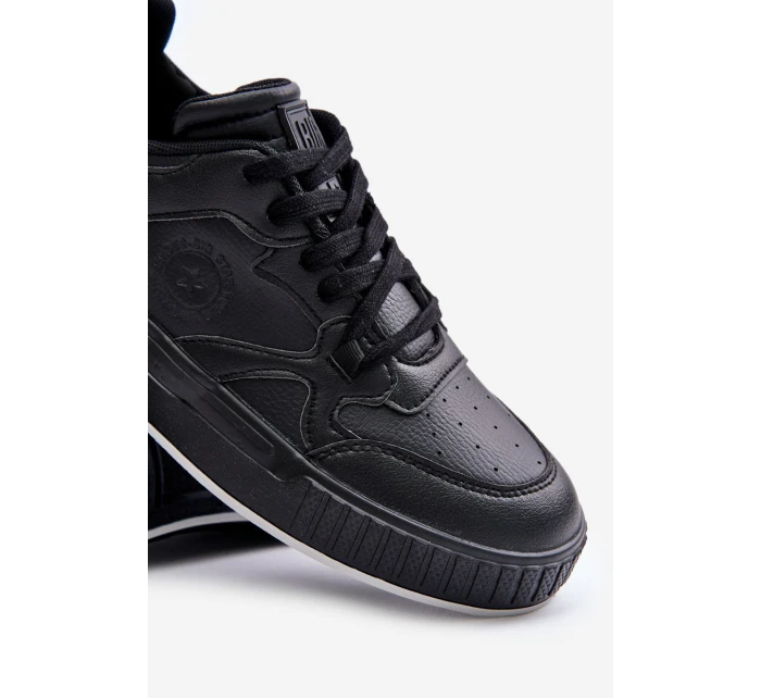 Sneakersy Męskie Z Eko Skóry Big Star OO174004 Czarne