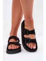 Dámské Zamszové Klapky S  Černé model 21694692 - D.Franklin