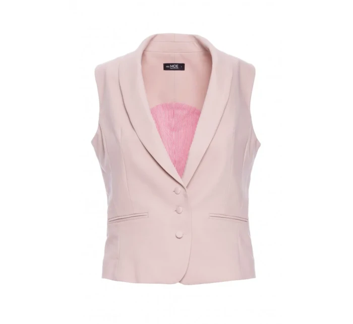 model 21136097 Džínová vesta béžová - Moe