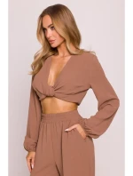 Krátký top s vázáním model 21136149 - Moe