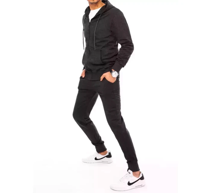 Pánské tmavě šedé tepláky Dstreet model 21964061 - FashionStreet