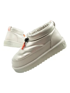 D.Franklin snehové topánky ženy zimné módne zateplené topánky strieborné ženy