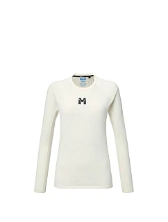 Dámske tričko MILLET Trilogy Wool Ts Ls W, béžové