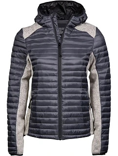 Tee Jays TJ 9611 Dámska outdoorová bunda Crossover 18.9611 space grey/grey melange