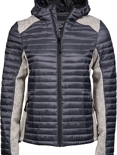 Tee Jays TJ 9611 Dámska outdoorová bunda Crossover 18.9611 space grey/grey melange