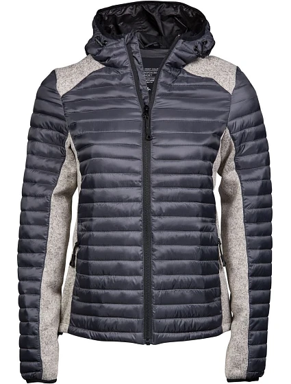 Tee Jays TJ 9611 Dámska outdoorová bunda Crossover 18.9611 space grey/grey melange